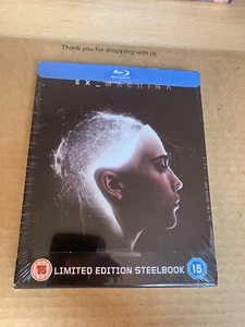 Ex Machina (2014) LTD EDITION BLU RAY STEELBOOK NEW & SEALED UK ZAVVI RARE - Picture 1 of 4