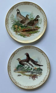 The Boehm Studios Gamebirds Of N.A. Piastre di pernice di salice e quaglia Bobwhite - Foto 1 di 2