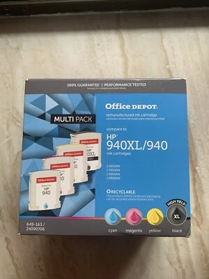 Wiederaufbereitete Tintenpatrone der Marke Office Depot® ~ HP 940XL, 940 ~ Multipack - Bild 1 von 3