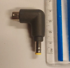 Standard PS2 Male Port to Power Adapter Charging Tip 1cm x .5cm PS/2 L shaped - Picture 1 of 4