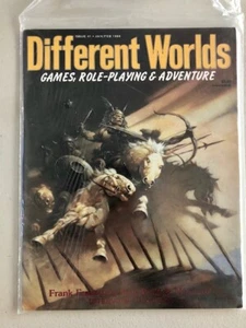 Different Worlds RPG Magazine Issue #41 Sleuth 1986 Frank Frazetta Cthulhu - Imagen 1 de 1