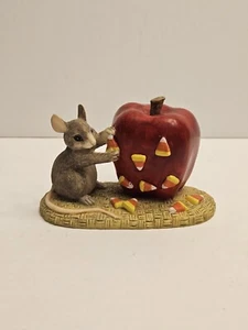 Silvestri Charming Tails Candy Apples Mouse Figurine Dean Griff No Box - Picture 1 of 9