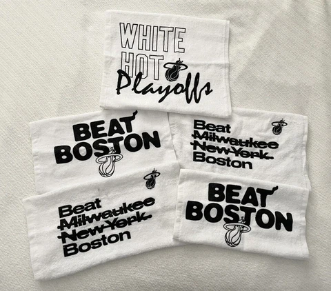 Miami Heat Rally Towels Eastern Finals 2023 Cover