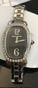 Pierre Cardin Watch Toneau Ladies Stainless Steel Imitation Stones Very Elgant - Picture 1 of 3