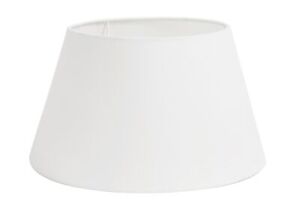 Lampenschirm POLYCOTTON (BHT 30x17x19 cm) BHT 30x17x19 cm weiß