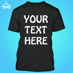 Custom Personalized T Shirt YOUR TEXT LOGO CREATE YOUR SHIRT GILDAN Custom Shirt - Picture 1 of 2