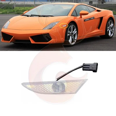 Lámpara de señal de giro marcador delantero izquierdo para Lamborghini Gallardo 2004-2014 Foto 1 de 4