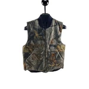 Vintage Carhartt V20 Realtree Camo Vest Men's Size M - Picture 1 of 6