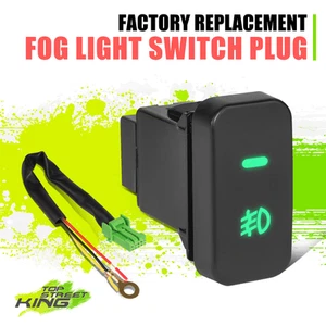 Dash Mounted Fog Light On/off Switch Plug for Honda Civic Element Fit RSX 01-11 - Picture 1 of 8