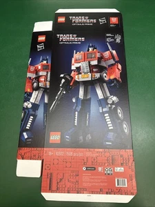 NUR BOX! LEGO Icons: Optimus Prime Transformers - 10302 #6379773 2022 NUR VERPACKUNG - Bild 1 von 20