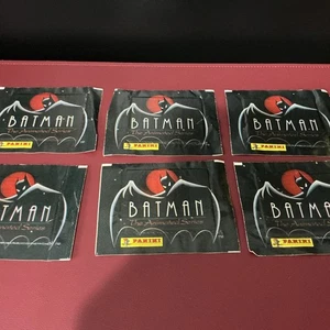 Vintage 1993 Panini Batman The Animated Series 6 Packs Total - Bild 1 von 2