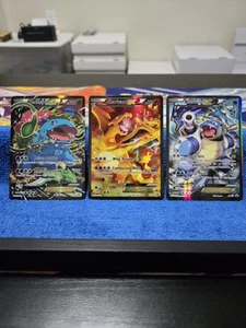 2013 Set Of 3 Pokèmon PROMOS Venusaur XY123, Charizard XY121, Blastoise XY122. - Picture 1 of 24