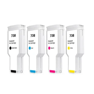 300ml 738 Kompatybilny wkład atramentowy z chipem do drukarki HP DesignJet T850 T950 - Zdjęcie 1 z 9