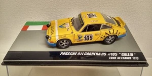 RARA 1:43 UNIVERSALE HOBBY EAGLE RACE PORSCHE 911 CARRERA RS TOUR DE FRANCE - Foto 1 di 6