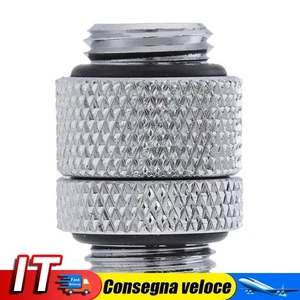 G1/4 Outer Thread 360 Degree Rotary PC Water Cooling System Tube Adapter - Afbeelding 1 van 8