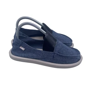 Sanuk Zapatos Cortos Sin Cordones Ligeros Informales Azul Denim Para Mujer 6 - Imagen 1 de 8