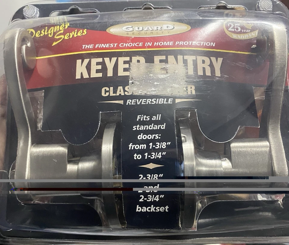 Maçaneta de porta de entrada com chave - Imagem 1 de 1