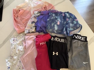 Girls Size 6/6x Athletic Lot Zella Nike, Puma, Leggings, Shorts Skirts - Picture 1 of 9