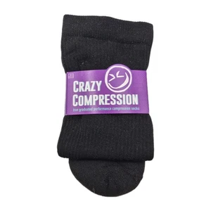 Calcetines de compresión graduados negros Crazy Compression talla S NUEVO - Imagen 1 de 7