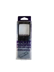 Lente di ingrandimento tascabile con manicotto protettivo LUCE LED - Foto 1 di 2