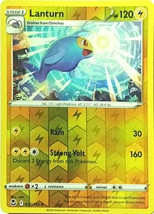Lanturn Silver Tempest Pokémon TCG 052/195 Reverse Holo Uncommon - Picture 1 of 1
