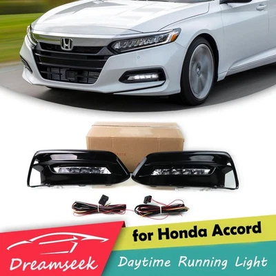 3 Farbe LED TFL Tagfahrlicht für Honda Accord 2018 2019 2020 DRL Lampe Blinker - Bild 1 von 4