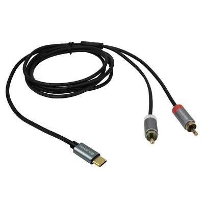 Blastking C2RTC-6 USB-C To Dual RCA Male Audio Cable / 6ft (1.82m) - Image 1 of 2