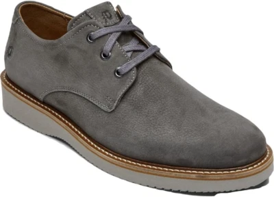 Dunham Para Hombre Clyde Plaintoe Oxford Cuero Gris Oscuro Nuevo en Caja Foto 1 de 4