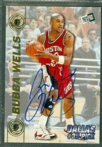 1997 Press Pass Double Threat Bubba Wells Rookie Auto