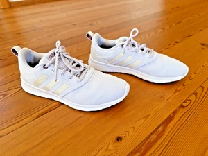 Adidas QT Racer - schöne weiße Damen-Sneaker Gr. 38 2/3 UK 5,5 mit Cloudfoam - Bild 1 von 5