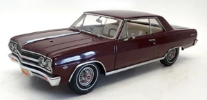 Exact Detail 1/18 Scale Diecast WCC504 - 1965 Chevrolet Malibu SS - Burgundy - Picture 1 of 7