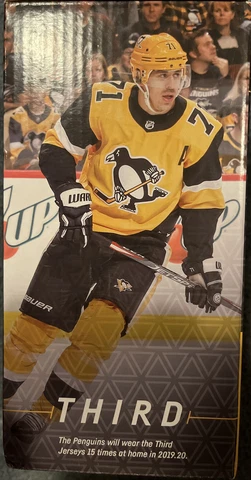 Pittsburgh Penguin Bobblehead~Evgeni Geno Malkin #71~Third Jersey Series~NEW Cover