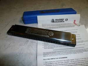 HOHNER BIG VALLEY 2550/48 C HARMONICA EX CONDITION WITH CASE - Picture 1 of 5