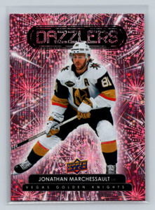 2023-24 Upper Deck S1 #DZ-21 Jonathan Marchessault -Pink Dazzlers -Knights
