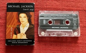 MICHAEL JACKSON - 2 TRACK UK CASSETTE TAPE SINGLE IN CARD SLEEVE - EARTH SONG - Picture 1 of 6