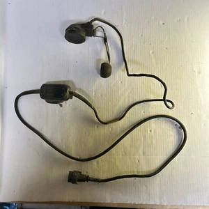 Vintage WWII ROANWELL Flight Headset & Switch 9992 - Army Air Force. Untested. - Picture 1 of 14