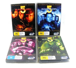 Babylon 5 The Complete Seasons 1 - 4 DVD Lot Region 4 PAL Widescreen - Foto 1 di 5