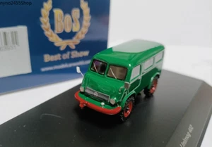 BOS 1/87 Resin car model Mercedes Benz Unimog 402 green - Picture 1 of 5