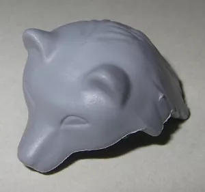 15603, 1 x brocca di lupo, testa di lupo, pelliccia, grigio - Foto 1 di 1