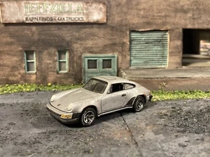 1982 Porsche 911 Turbo Rusty Weathered Custom 1/64 Diecast Car Barn Find Junker - Picture 1 of 14