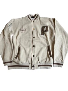 Pegador Heavy College Jacke Button Jacket Cream Größe M Flint Varsity Ivory - Bild 1 von 17