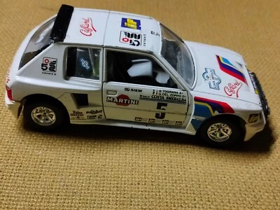 Burago PEUGEOT 205 TURBO n. 5 Costa Smeralda Scala 1/25 Modellino originale  - Immagine 1 di 4