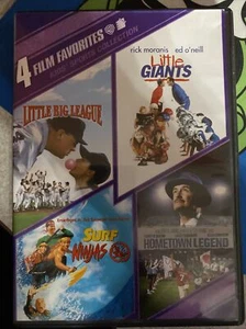 4 Film Collection: Little Big League/Little Giants/Surf Ninjas/Hometown Legend - Picture 1 of 2