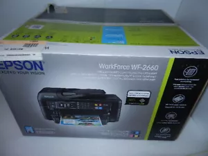 Nueva impresora de inyección de tinta a color inalámbrica Epson Workforce wf-2660 fuerza de trabajo inyección de tinta - Imagen 1 de 12