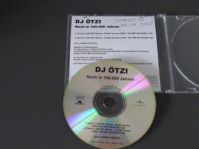 DJ ÖTZI - NOCH IN 100.000 JAHREN / 2 TRACK PROMO-MAXI-CD 2008 (CD MINT-) - Image 1 of 4