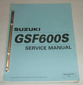 Suzuki 600 Bandit Gsf600s Service Manual 2000 2001 2002 Gsf 600s - Foto 1 di 6