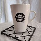 Tasse à café en céramique 2016 Starbucks blanche avec logo sirène noire - 16 oz