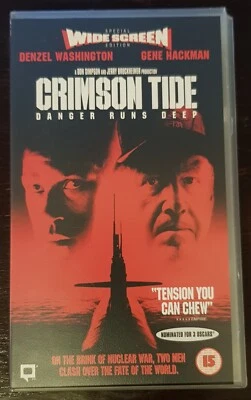 Crimson Tide VHS - UK PAL - Denzil Washington - Gene Hackman - Image 1 of 4