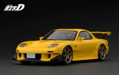1/18 Modello Ignition Initial D Mazda RX-7 (FD3S) Giallo IG 2868 - Immagine 1 di 4