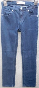 Levi's Performance 511 Slim Jeans Kids 12 26x27 Stretchy Blue Classic Adjustable - Picture 1 of 22